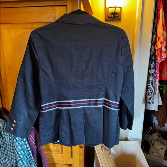 Elevenses nautical belted, navy blue jacket - Picture 4 of 4